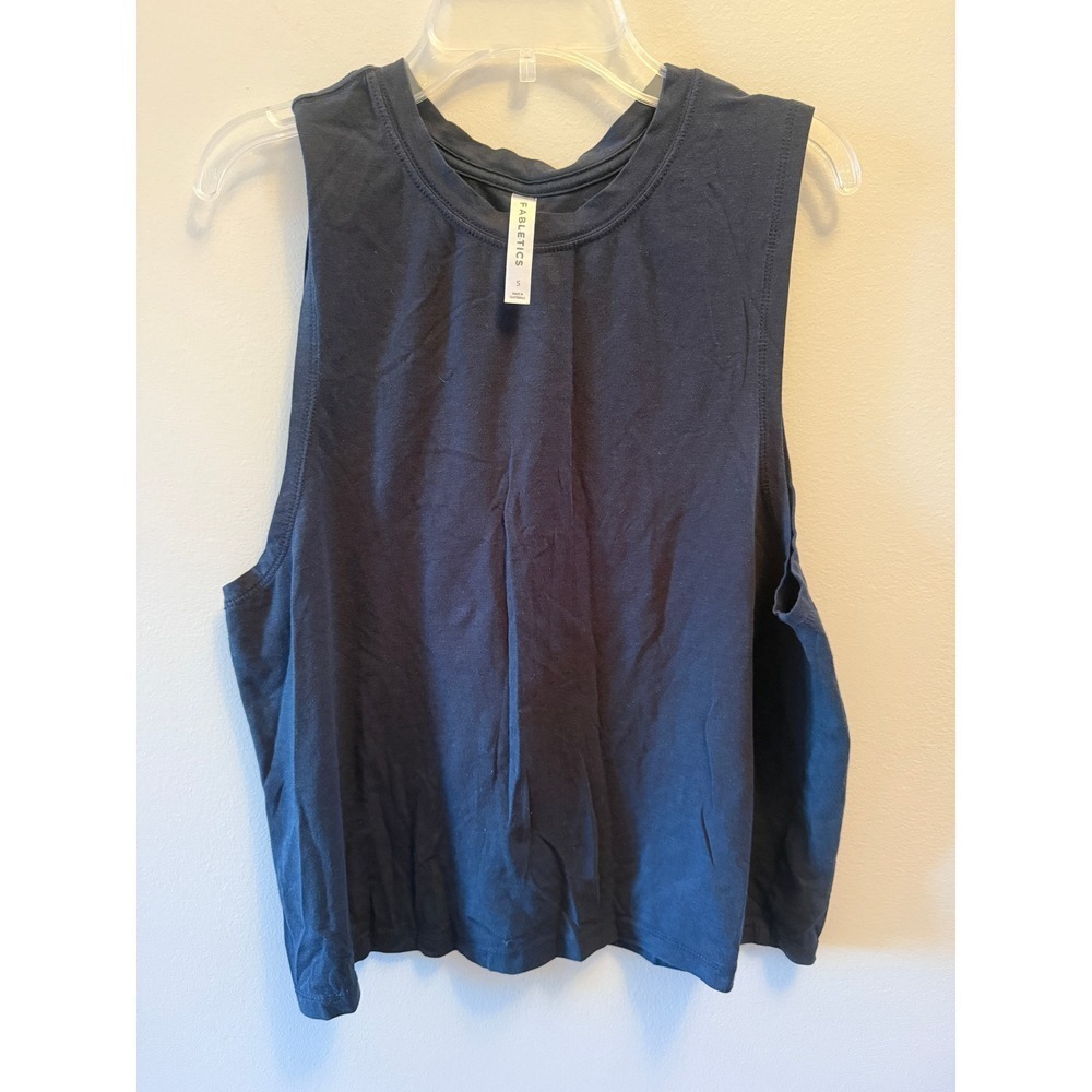 Fabletics Women's Charcoal Tank Top Size Small | Activewear Workout Top